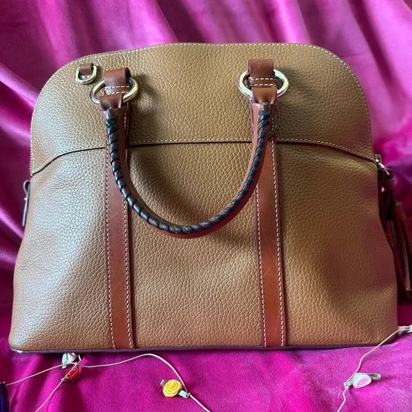 Dooney & Bourke Pebble Leather Aubrey satchel - Picture 4 of 13